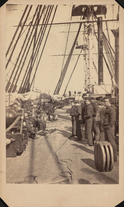 USS New Hampshire, c. 1864-1865 (foto) de Blauvelt & Hubbard