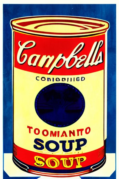 Lata de sopa com design arrojado de Bo Anderson