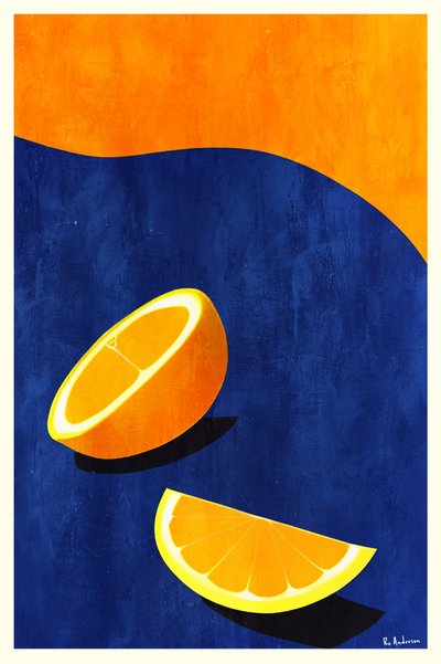 Fatias de laranja fresca de Bo Anderson