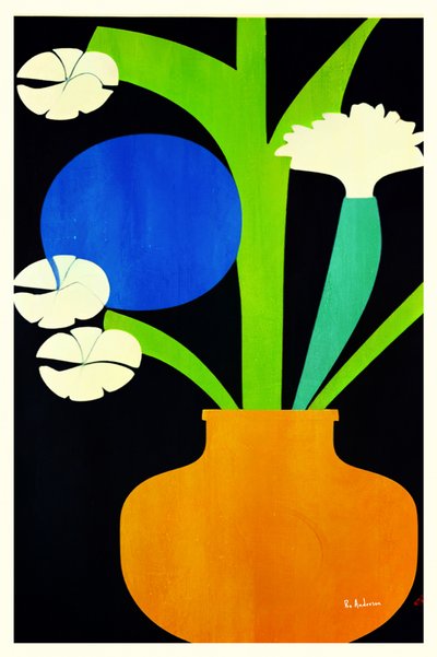 Vasos florais modernos de Bo Anderson