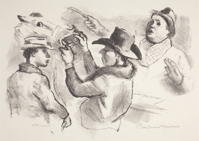 Leilão de cavalos de Boardman Robinson