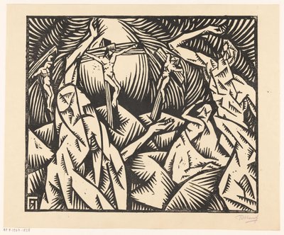 Gólgota (título original sobre o objecto) de Bob Hanf (signed by artist)