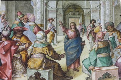 Jesus entre os Escribas de Boccaccio Boccaccino