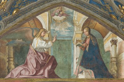Soprano, Boccaccio Boccaccino, Anunciação 1506-07 de Boccaccio Boccaccino