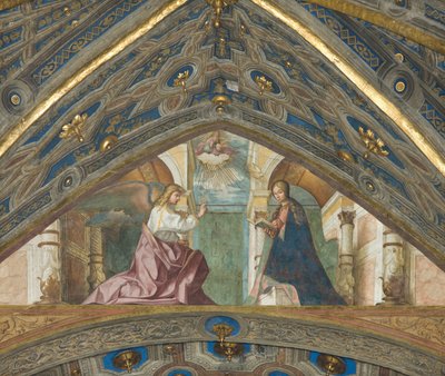 Soprano, Boccaccio Boccaccino, Anunciação 1506-07 de Boccaccio Boccaccino