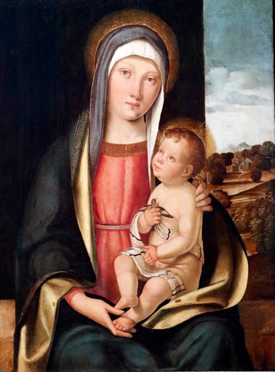 Virgem e menino (pintura) de Boccaccio Boccaccino