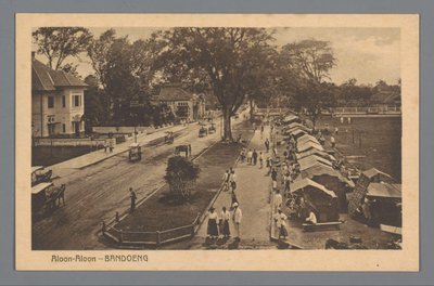 Pasar Baroe-Bandoeng de Boekhandel Visser and Co.