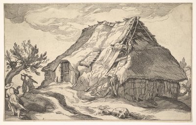 Paisagem com fazenda, 1613. de Boetius Adams Bolswert