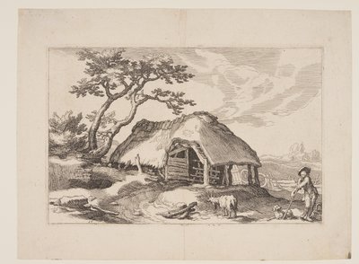 Prato 17, de Paisagens com casas de campo de Boetius Adams Bolswert