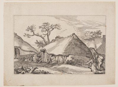Prato 2, de Paisagens com casas de campo de Boetius Adams Bolswert
