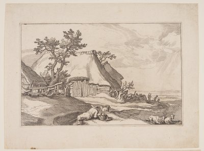 Prato 3, de Paisagens com casas de campo de Boetius Adams Bolswert