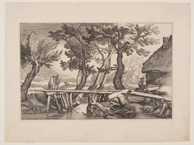 Prato 8, de Paisagens com casas de campo de Boetius Adams Bolswert