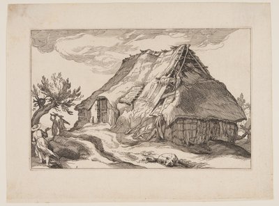 Prato 9, de Paisagens com casas de campo de Boetius Adams Bolswert