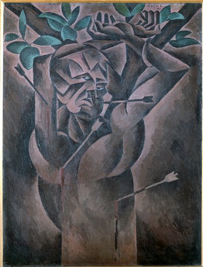 São Sebastião - Pintura de Bohumil Kubišta
