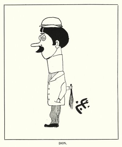 Oxford Quips: Don (litho) de Bohun Lynch