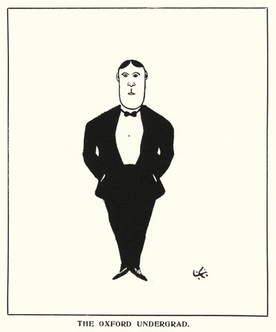Oxford Quips: O Graduação Oxford (litho) de Bohun Lynch