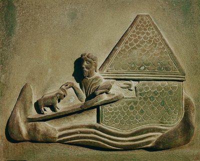 Animais que entram na Arca ... (bronze) de Bonanno Pisano