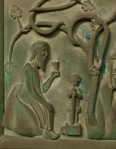Noé a beber vinho ... (bronze) de Bonanno Pisano