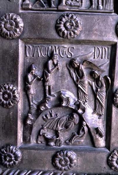 Painel representando a Natividade da Porta di S. Ranieri do Transeptado do Sul de Bonannus of Pisa