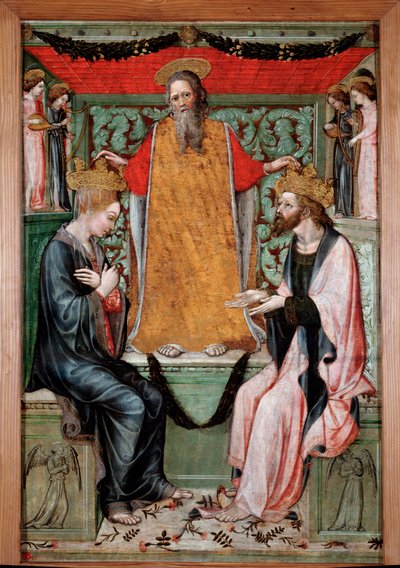 A Coroação da Virgem e de Cristo (Pintura de Bonifacio Bembo