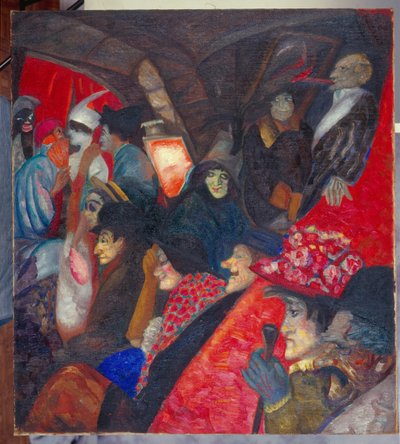 Cabaret Black Cat em Paris de Boris Dmitrievich Grigoriev