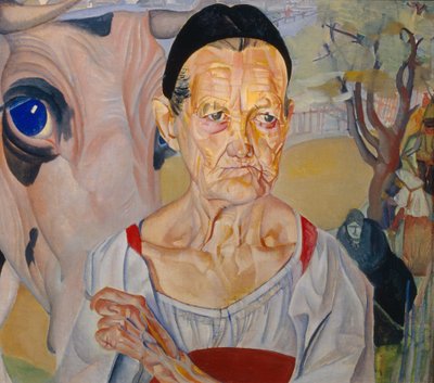Leiteria das faces do ciclo da Rússia, 1917 de Boris Dmitrievich Grigoriev