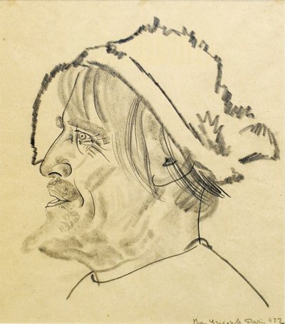 Konstantin Stanislavsky como Satin na peça The Lower Depths de M. Gorky, 1922 de Boris Dmitrievich Grigoriev