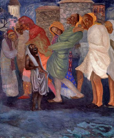 Fumantes de Ópio no Oriente, década de 1910 de Boris Dmitrievich Grigoriev