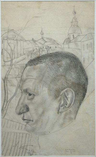 Retrato de Alexander Kerensky 1881-1970, 1924 de Boris Dmitrievich Grigoriev