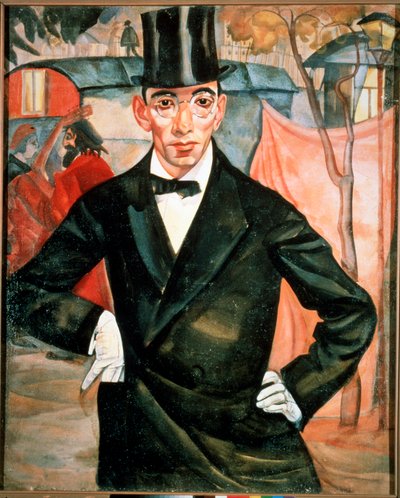 Retrato do Artista e Fotógrafo Miron Sherling de Boris Dmitrievich Grigoriev