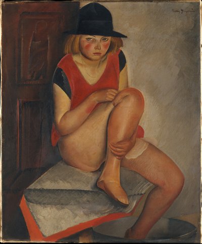 O Modelo, ca 1926 de Boris Dmitrievich Grigoriev