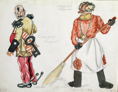Desenho de figurino para 