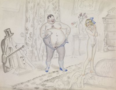 Encontro noturno de Boris Mikhailovich Kustodiev