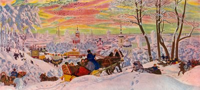 Shrove-Tide, 1916, 1939. de Boris Mikhailovich Kustodiev