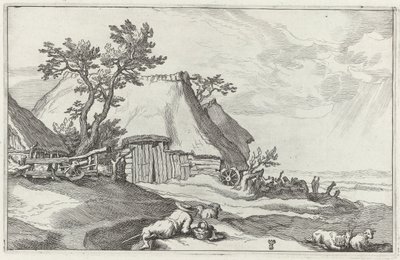 Paisagem com casa de campo de Boëtius Adamsz. Bolswert