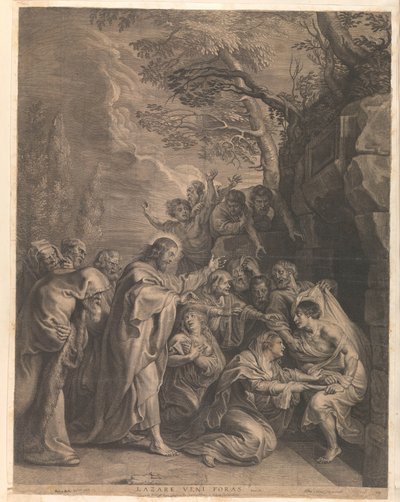 Renascimento de Lázaro
Lazare, veni foras (título sobre o objecto) de Boëtius Adamsz. Bolswert