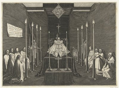 Cama majestosa do príncipe Philip William, 1618 de Boëtius Adamsz. Bolswert