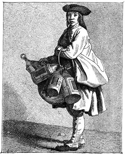 Um comerciante de lanternas, 1737-1742. de Bouchardon