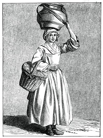 Milkmaid, 1737-1742. de Bouchardon