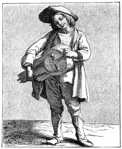 Um jogador arrogante, 1737-1742. de Bouchardon
