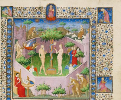 A História de Adão e Eva, ca. 1413-1415 de Boucicaut Master,