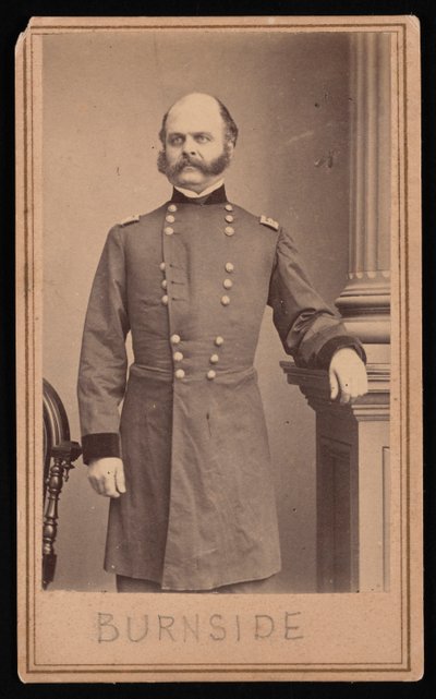 Retrato de Ambrose Everett Burnside 1824-1881, por volta de 1860. de Brady