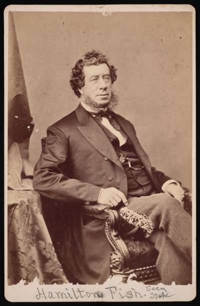 Retrato de Hamilton Fish 1808-1893, antes de 1893. de Brady