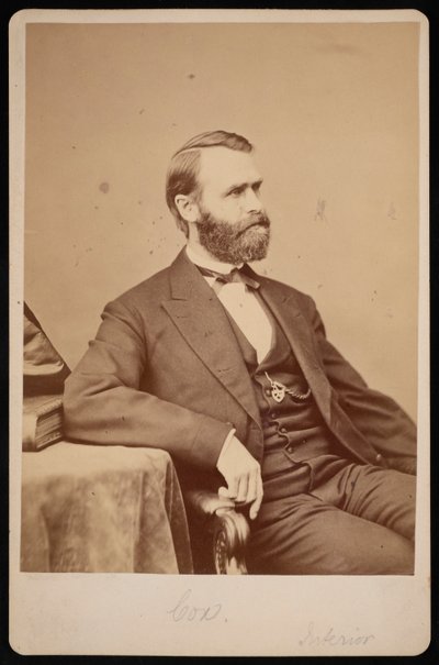 Retrato de Jacob Dolson Cox 1828-1900, Antes de 1900. de Brady