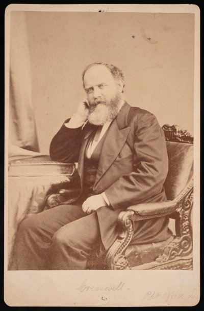 Retrato de John Angel James Creswell 1828-1891, antes de 1891. de Brady