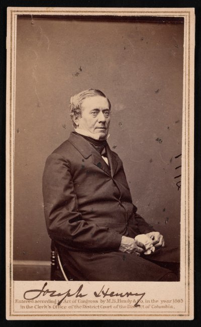 Retrato de Joseph Henry 1797-1878, 1865. de Brady