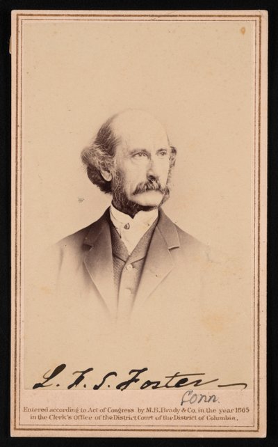 Retrato de LaFayette Sabine Foster 1806-1880, antes de 1869. de Brady