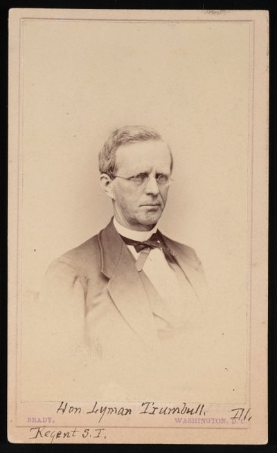 Retrato de Lyman Trumbull 1813-1896, entre 1862 e 1869. de Brady