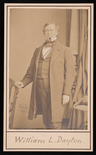 Retrato de William Lewis Dayton 1807-1864, antes de 1864. de Brady