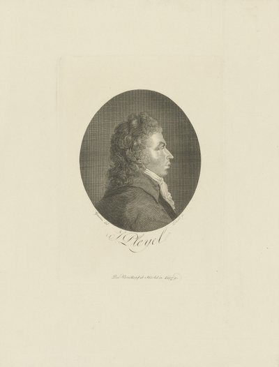 Retrato do compositor Ignace Pleyel 1757-1831, c. 1800. de Breitkopf and Härtel